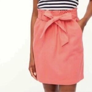 J. Crew Coral Mini Skirt